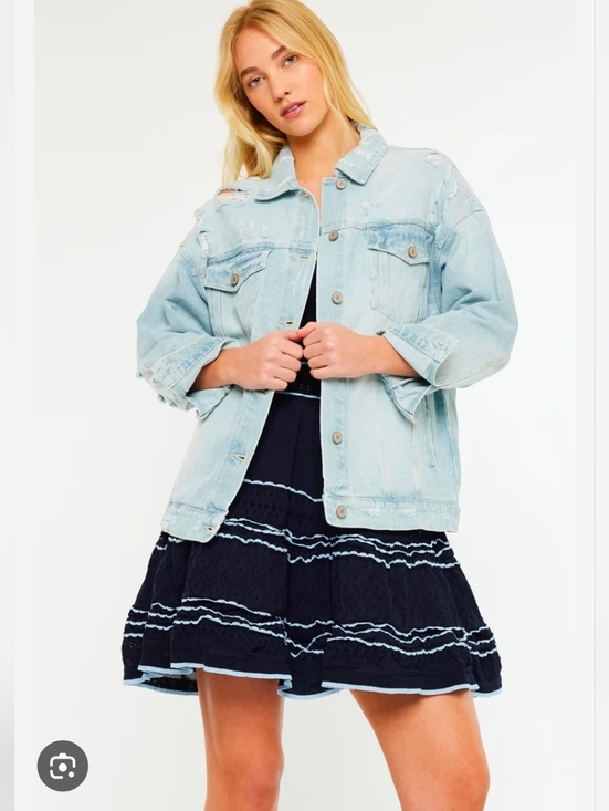 KanCan Jackets & Blazers - KANCAN Aaliyah Oversized Denim Jacket